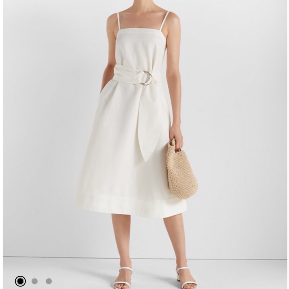 CLUB MONACO Belted A Line Dress